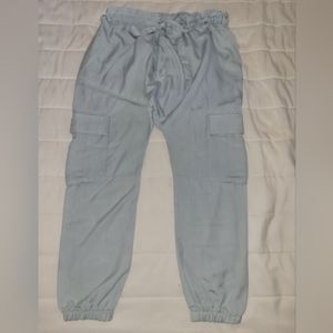 Ulla Johnson Chambray Drop-Crotch Pants Size 2